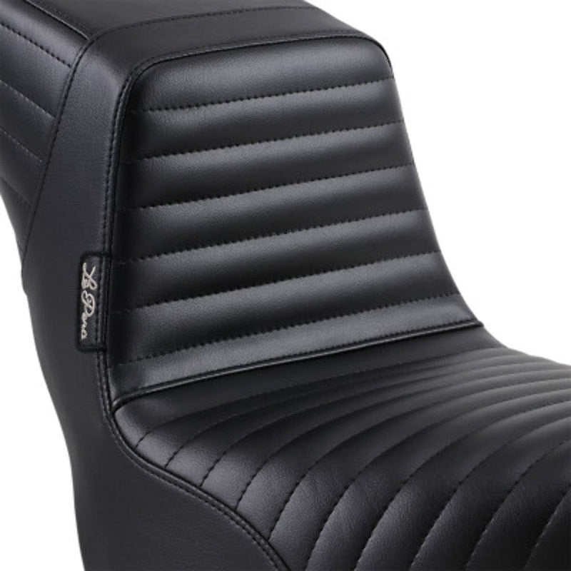 Le Pera Seats Le Pera Kick Flip Vinyl Pleated Stitch 2 Up Seat Harley 18+ Softail Fat Bob FXFB