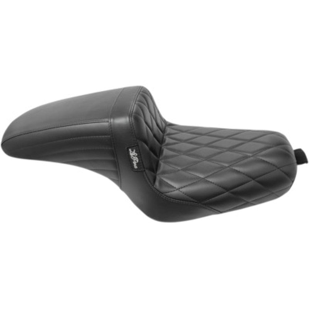 Le Pera Seats Le Pera Kickflip Diamond Stitch Seat 2 Up 3.3 4.5 Tank Harley 10+ XL Sportster