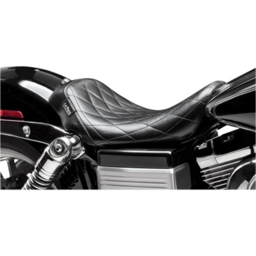 Le Pera Seats Le Pera Lepera Bare Bones Barebones Diamond Stitch Solo Seat 06-17 Harley Dyna