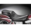 Le Pera Seats Le Pera Lepera Black Maverick Stitched 2-Up Vinyl Seat 2006-2017 Harley Dyna FXD