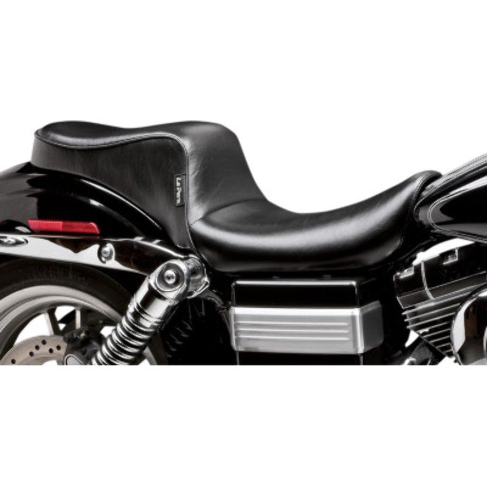 Le Pera Seats Le Pera LePera Cherokee Black Vinyl Smooth 2 Up Seat Harley 1996-2003 Dyna FXD