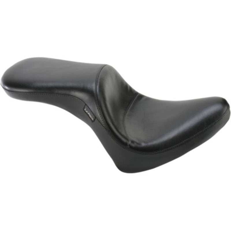 Le Pera Seats Le Pera Maverick 2 Up Smooth Black Vinyl Seat Harley 1984-1999 Softail FXST FLST