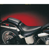 Le Pera Seats Le Pera Silhouette Smooth Black Vinyl Solo Seat Harley 1984-99 Softail FXST FLST