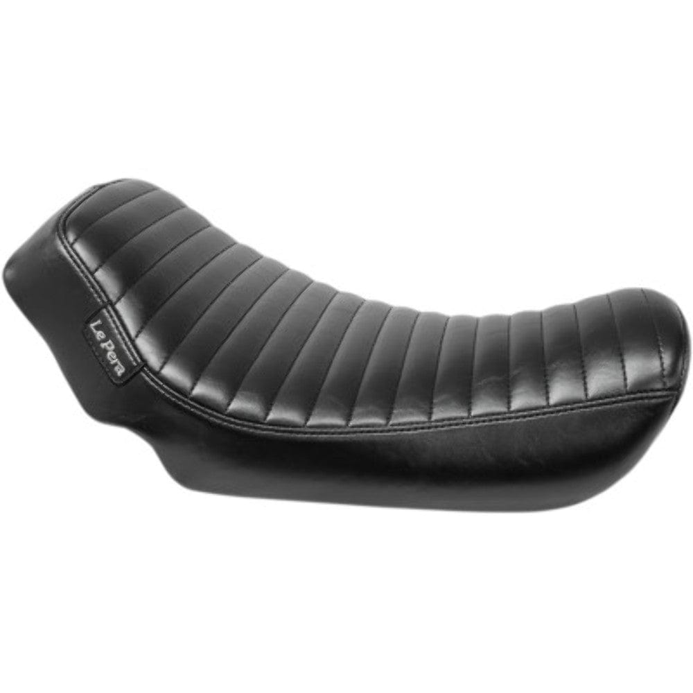 Le Pera Seats Le Pera Streaker Pleated Low Profile Vinyl Solo Driver Seat Harley 06-17 Dyna