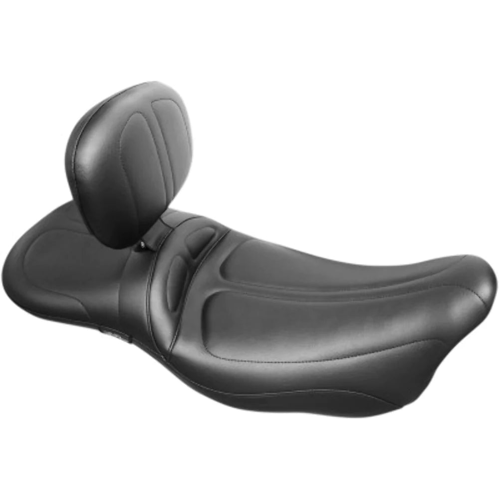 Le Pera Seats LePera Maverick Daddy Long Legs 2 Up Seat w/ Backrest Touring 2008-2020 Harley