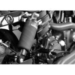 Legend Suspension Shocks Legend Air-A Ride Suspension 12 13" Shocks Adjustable Anodized Harley 06-17 Dyna