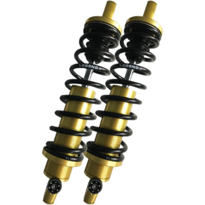 Legend Suspension Shocks Legend Revo-A Adjustable Coil Suspension 13" Gold Standard Shocks Harley Touring