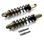 Legend Suspension Shocks Legend Revo-A Adjustable Gold 14" Suspension Heavy Duty Shocks Harley Dyna 91-17