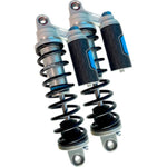 Legend Suspension Shocks Legend Revo-Arc Piggyback Suspension 14" Standard Clear Shocks Harley 84-00 FXR