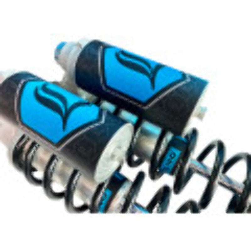 Legend Suspension Shocks Legend Revo-Arc Piggyback Suspension 14" Standard Clear Shocks Harley 84-00 FXR