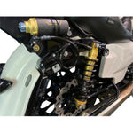 Legend Suspension Shocks Legend Revo-Arc Remote Coil Suspension 14 Heavy Duty Gold Shocks Harley 14+ FL