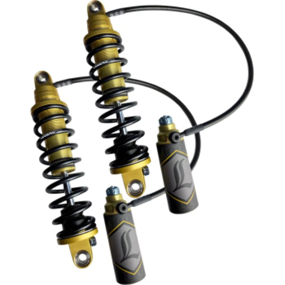 Legend Suspension Shocks Legend Revo-Arc Remote Suspension 13" Gold Standard Shocks Harley 14+ Touring