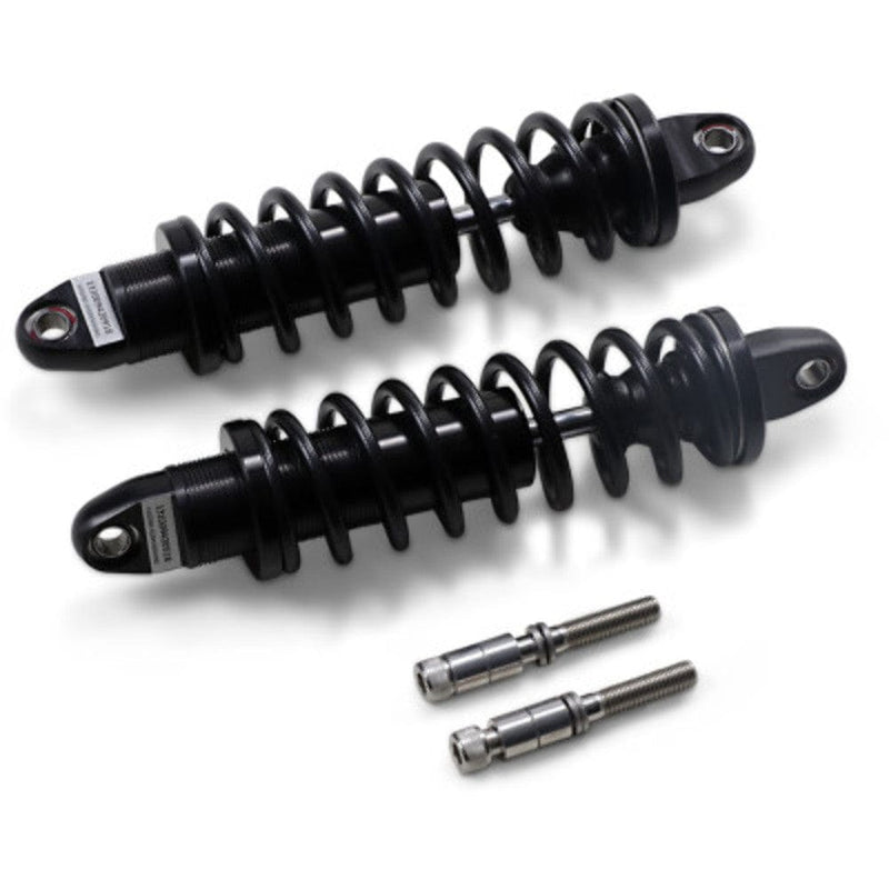 Legend Suspension Shocks Legend Revo Dyna Coil Suspension Black 12" Heavy Duty Shocks Harley 91-17 Dyna