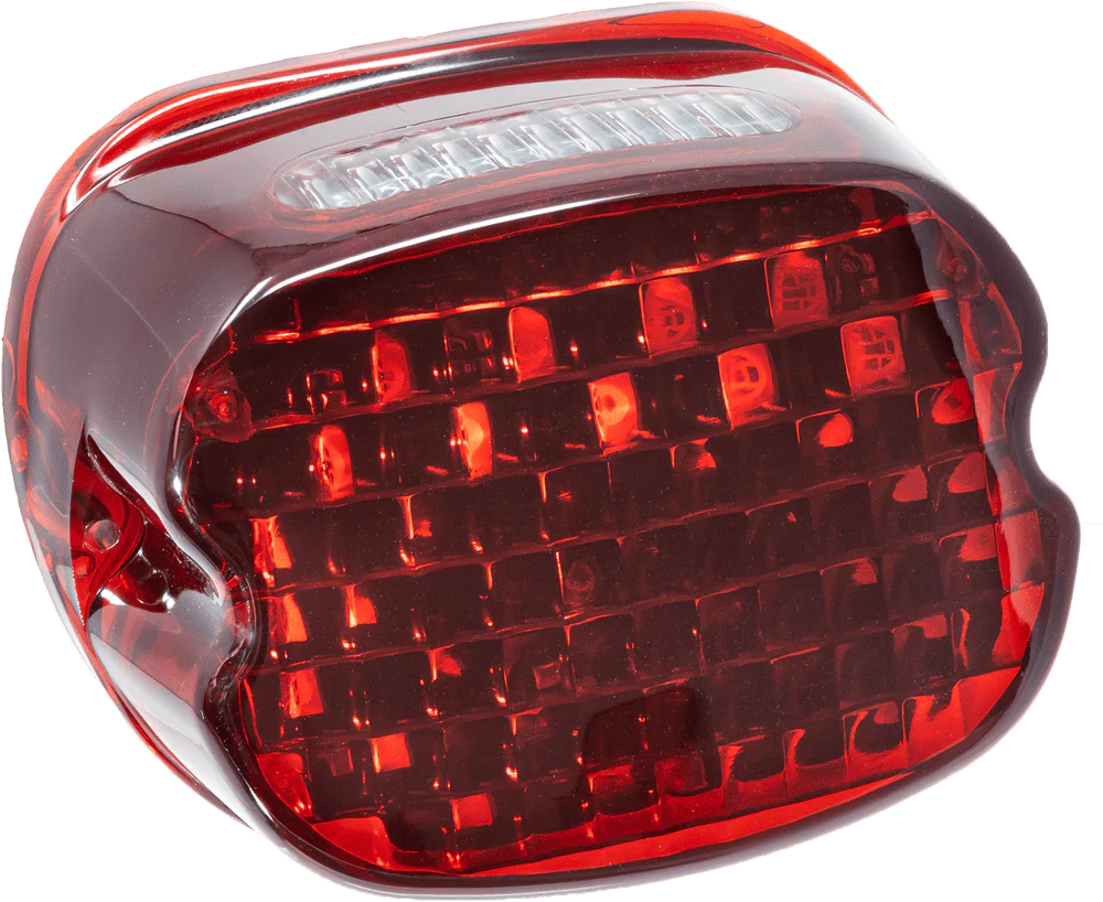 Letric Lighting Co Letric Lighting Red Slantback LED Taillight Low-Profile Harley '99+