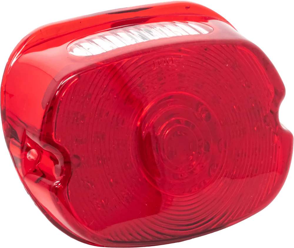 Letric Lighting Co Letric Lighting Red Slantback LED Taillight Low-Profile Harley '99-Up