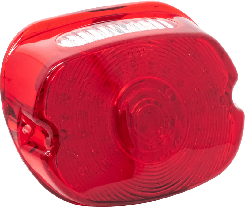 Letric Lighting Co Letric Lighting Red Slantback LED Taillight Low-Profile Harley '99-Up