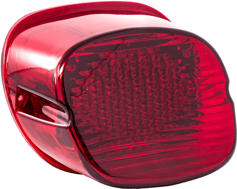 Letric Lighting Co Letric Lighting Red Slantback LED Taillight Low Profile Harley '99-Up