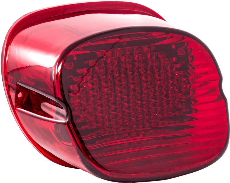 Letric Lighting Co Letric Lighting Red Slantback LED Taillight Low Profile Harley '99-Up