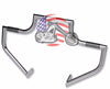 Lindby Chrome Linbar Lindby Highway Bar Engine Guard Pegs 2015-2021 Harley Road Glide