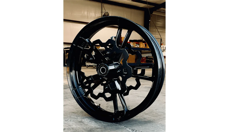 Lyndall Racing Brakes LLC Lyndall Racing Black 11.8 Prodigy Enforcer Front Rotor 2014+ Harley Touring