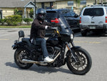 Memphis Shades Fairing Black Road Warrior Fairing 11 Black Smoke Windshield Kit Harley Low Rider S 2020