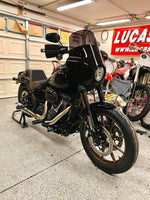 Memphis Shades Fairing Road Warrior Fairing 13" Black Smoke Windshield Polished Harley Low Rider S 2020