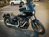 Memphis Shades Fairing Road Warrior Fairing 15" Black Smoke Windshield Polished Harley Low Rider S 2020