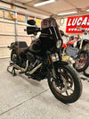 Memphis Shades Fairing Road Warrior Fairing 7" Dark Smoke Windshield Polished Kit Harley Low Rider S 20