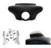 Memphis Shades Fairings & Body Work Memphis Shades Batwing Fairing 6.5 Ghost Windshield Polished Mounting Kit Harley
