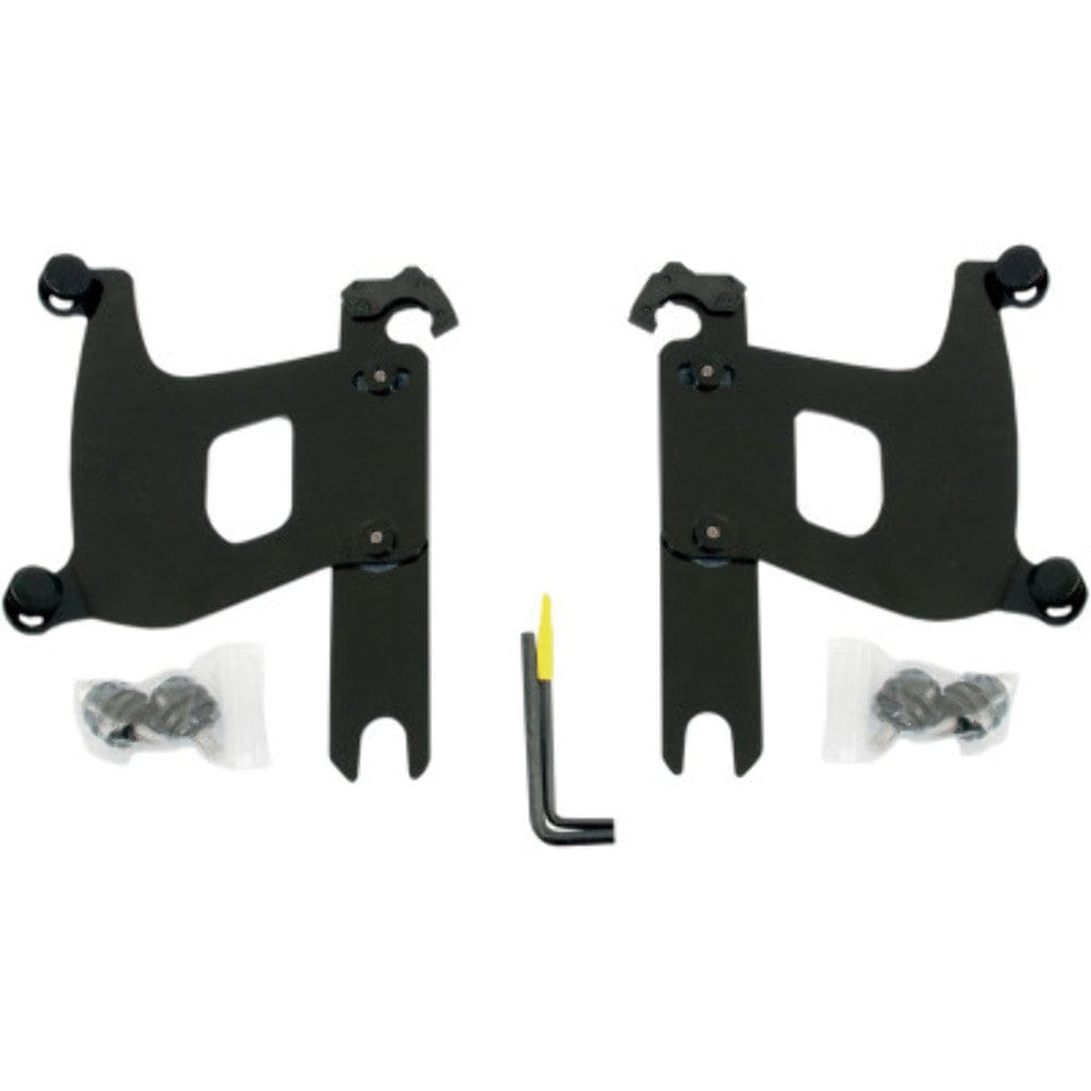 Memphis Shades Fairings & Body Work Memphis Shades Black Bullet Fairing Trigger-Lock Mount Kit Harley Softail 86-17