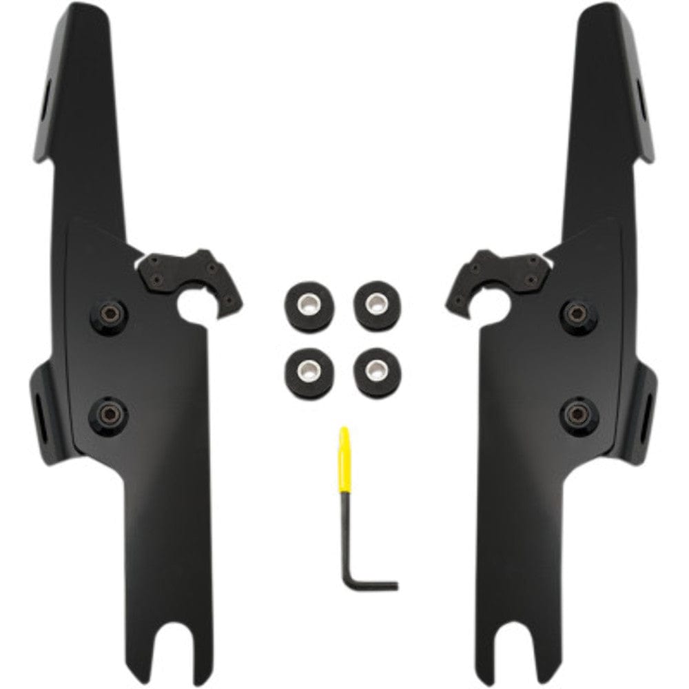 Memphis Shades Fairings & Body Work Memphis Shades Black Windshield Trigger-Lock Mount Kit Harley Freewheeler 15+