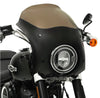 Memphis Shades Fairings & Body Work Memphis Shades Bullet Fairing Windshield Black Mount Kit Harley Softail FLSB 18+