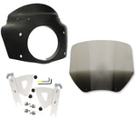 Memphis Shades Fairings & Body Work Memphis Shades Road Warrior Fairing 11 Smoke Windshield Kit Harley Softail 86-17