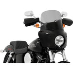 Memphis Shades Fairings & Body Work Memphis Shades Road Warrior Fairing 13" Black Smoke Windshield Mount Harley Dyna