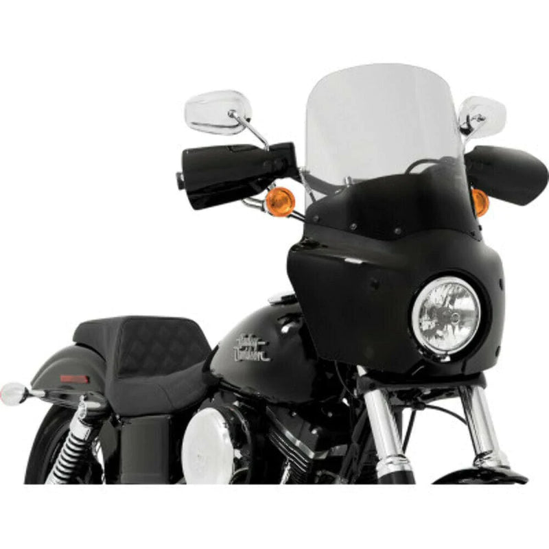 Memphis Shades Fairings & Body Work Memphis Shades Road Warrior Fairing 15" Ghost Windshield Mount Harley Dyna 91-05