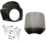 Memphis Shades Fairings & Body Work Memphis Shades Road Warrior Fairing 15 Smoke Windshield Kit Harley Softail 86-17