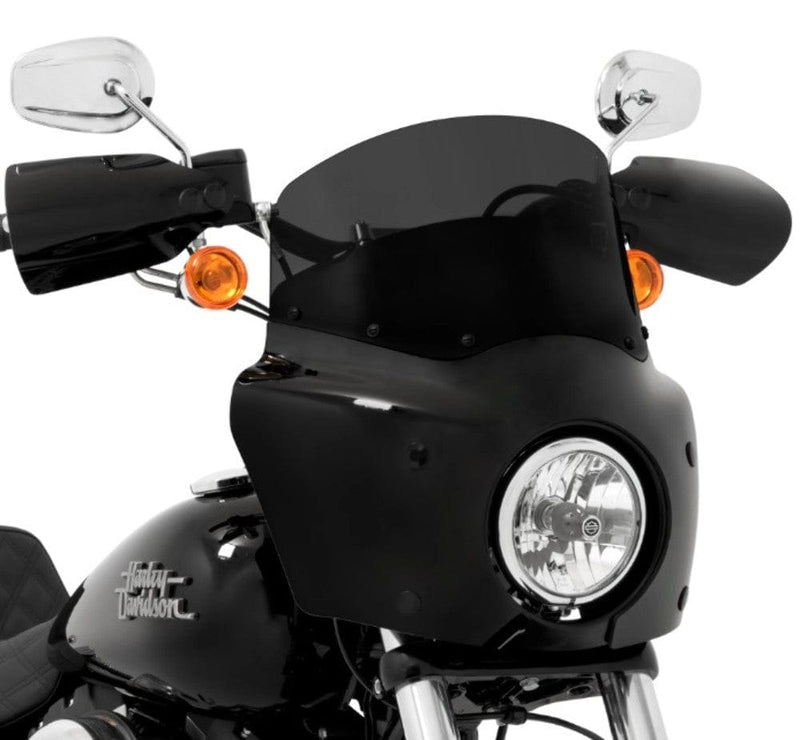 Memphis Shades Fairings & Body Work Memphis Shades Road Warrior Fairing 9" Windshield Dark Black Mounting Kit Harley