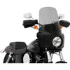 Memphis Shades Fairings & Body Work Memphis Shades Road Warrior Fairing Mount 17" Smoke Black Windshield Harley Dyna