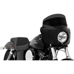 Memphis Shades Fairings & Body Work Memphis Shades Road Warrior Fairing Mount 7" Black Windshield Harley Dyna 06-17