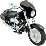 Memphis Shades Fairings & Body Work Memphis Shades Smoked Black Bullet Fairing Windshield Harley FLST Softail 86+