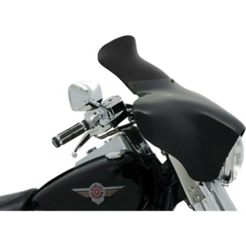 Memphis Shades Windshields Memphis Batwing Fairing 9" Dark Smoke Spoiler Windshield Harley Touring Softail