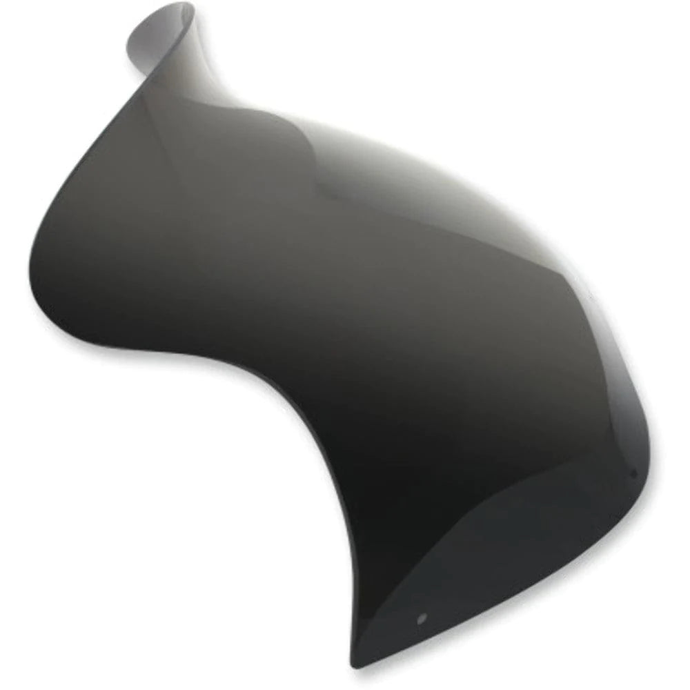 Memphis Shades Windshields Memphis Shades 10" Dark Black Spoiler Windshield Harley 98-13 Touring Road Glide