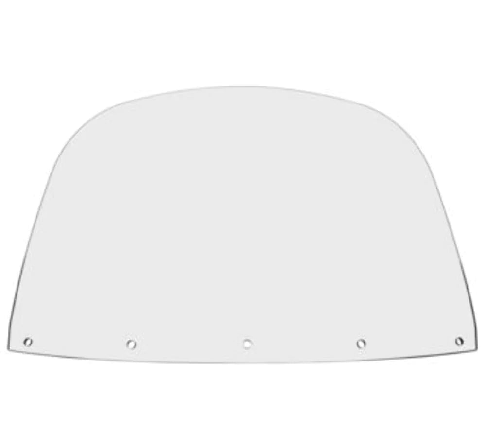 Memphis Shades Windshields Memphis Shades 12 Clear Standard Replacement Windshield Harley Touring 86-95 FLH