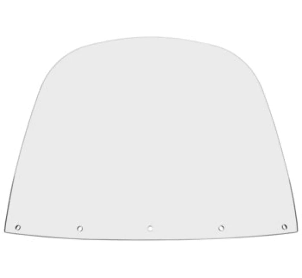 Memphis Shades Windshields Memphis Shades 15 Clear Standard Replacement Windshield Harley Touring 86-95 FLH