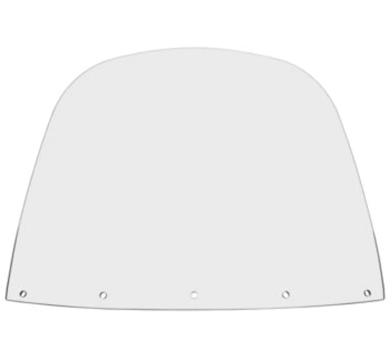 Memphis Shades Windshields Memphis Shades 15 Clear Standard Replacement Windshield Harley Touring 86-95 FLH