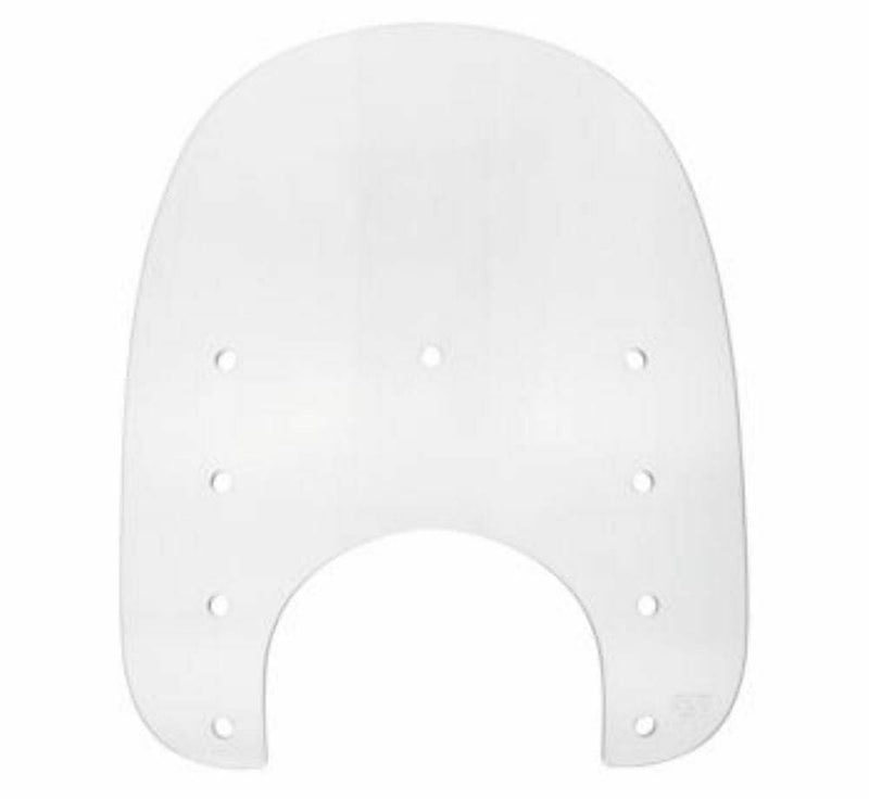 Memphis Shades Windshields Memphis Shades 15" Slim Clear Replacement Windshield Harley 9" Cutout Headlight