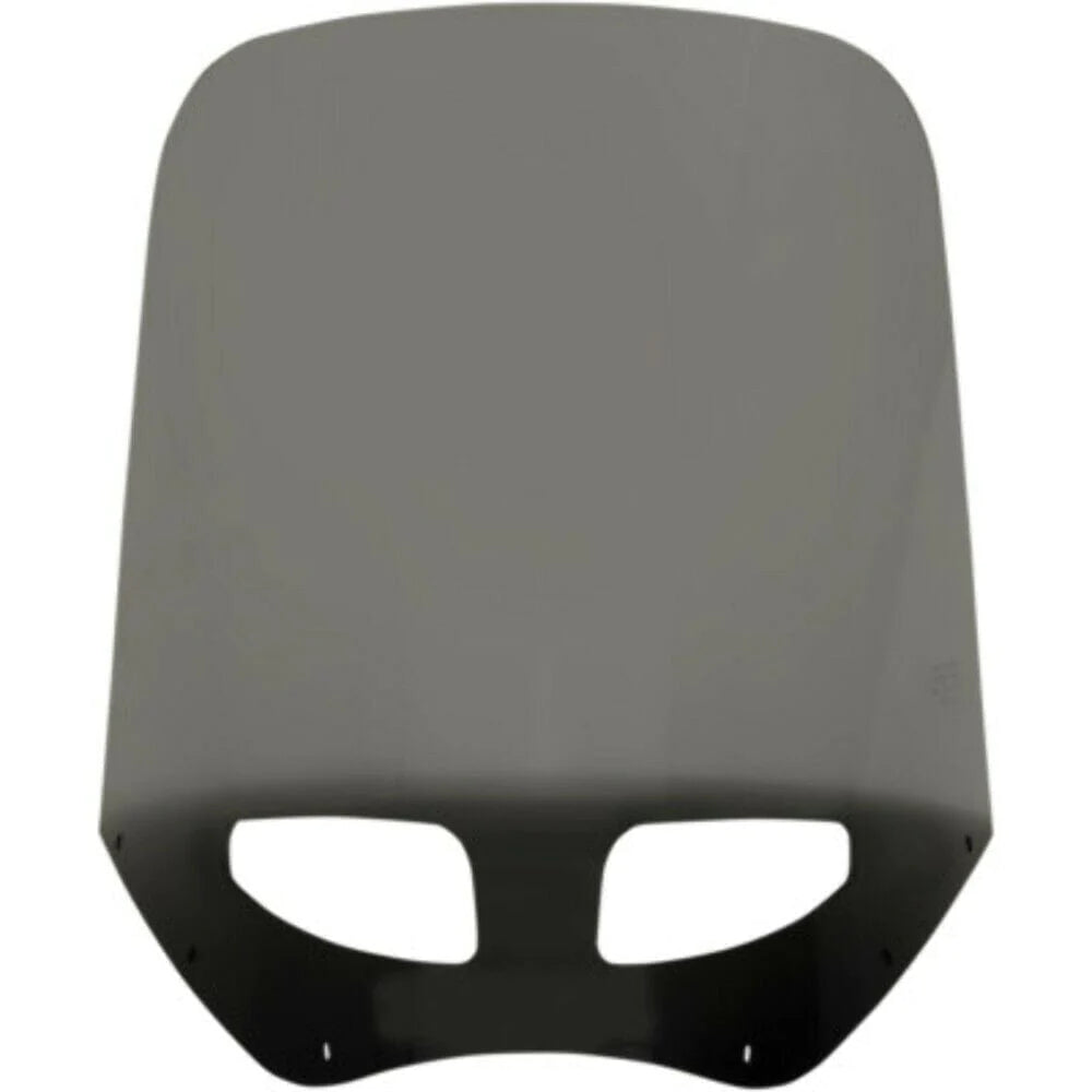 Memphis Shades Windshields Memphis Shades 17" Black Smoke Road Warrior Vented Windshield Harley Softail