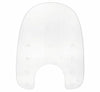 Memphis Shades Windshields Memphis Shades 17" Slim Clear Replacement Windshield Harley 7" Cutout Headlight