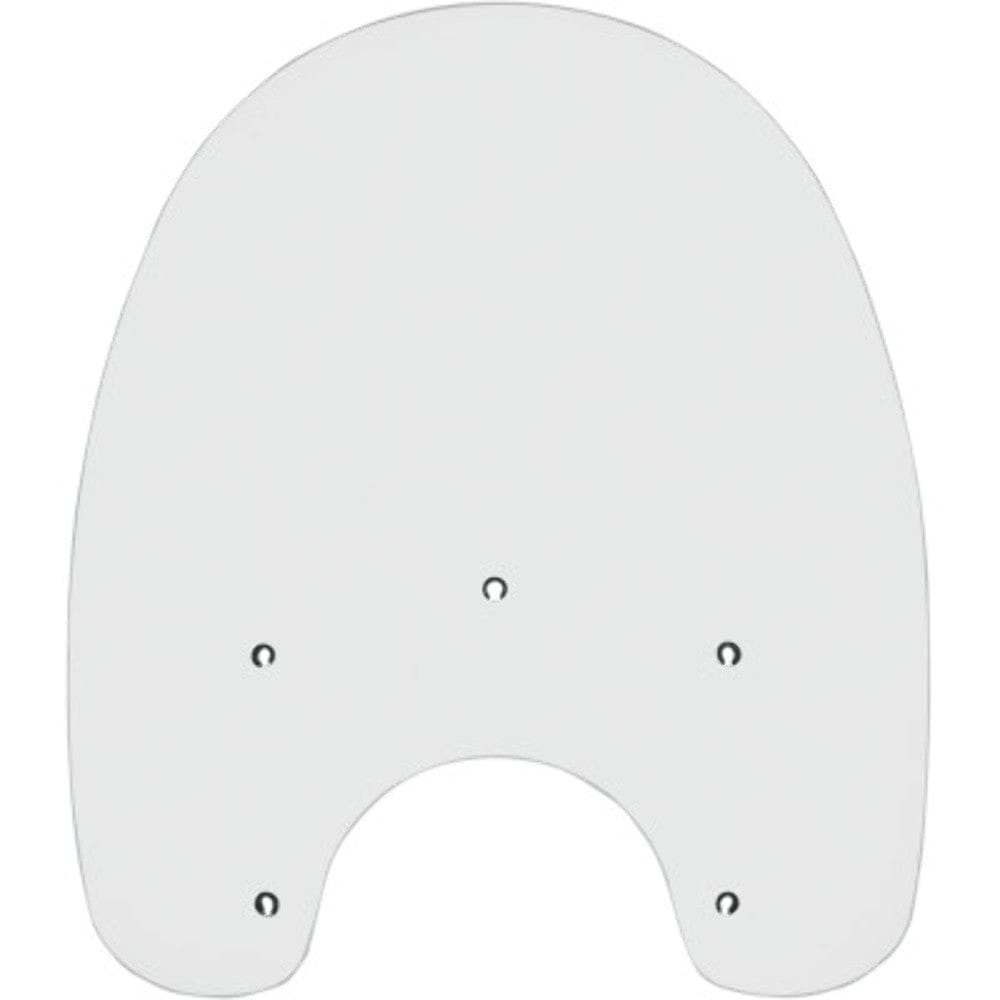 Memphis Shades Windshields Memphis Shades 19 OE Replacement Clear Horseshoe Windshield Harley Softail 86-17