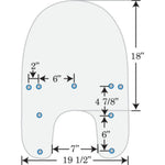 Memphis Shades Windshields Memphis Shades 19" Replacement Clear Quick Release Windshield Harley Dyna FXR XL